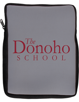 The Donoho School Gray Laptop Sleeve