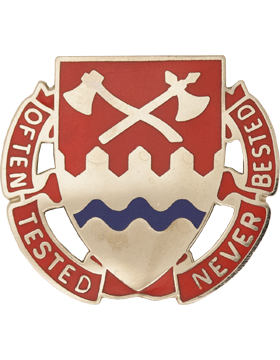 1140th Engineer Unit Crest (Often Tested Never Bested)