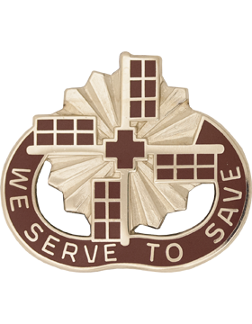 1207th Hospital Unit Crest (We Serve To Save)