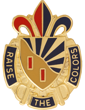 1889th Support Group Unit Crest (RAISE THE COLORS)
