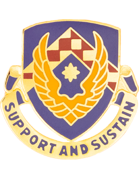 Aviation Logistics School Unit Crest (Support And Sustain)