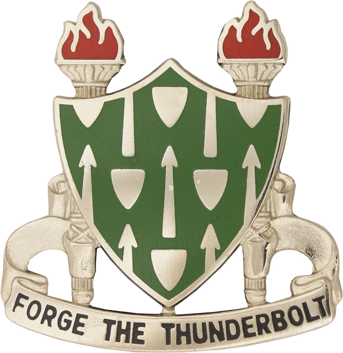 Armor School Unit Crest (Forge The Thunderbolt)