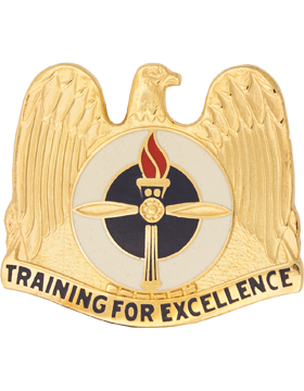 Aviation Training Site (Right) Unit Crest (Training For Excellence)
