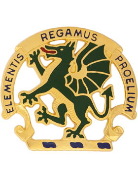 Chemical School Unit Crest (Elementis Regamus Proelium)