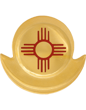 New Mexico State Headquarters Army National Guard Unit Crest (No Motto)