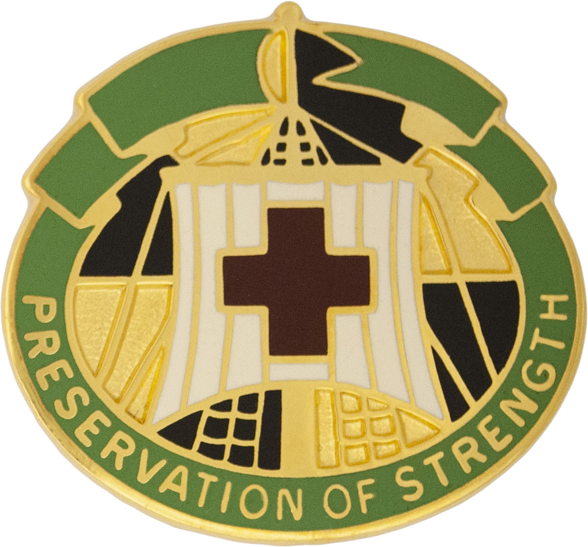 Medical Department Fort Campbell Crest (Preservation Of Strength)