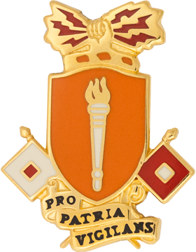 Signal School Unit Crest (Pro Patria Vigilans)