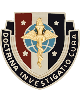 Univeristy Health Science Unit Crest (Doctrina Investigatio Cura)