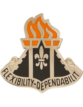 11th Signal Brigade Unit Crest (Flexibilty-Dependability)