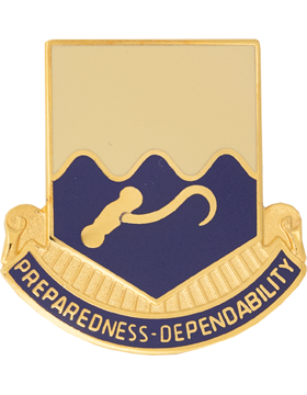 11th Transportation Battalion Unit Crest (Preparedness-Dependability)