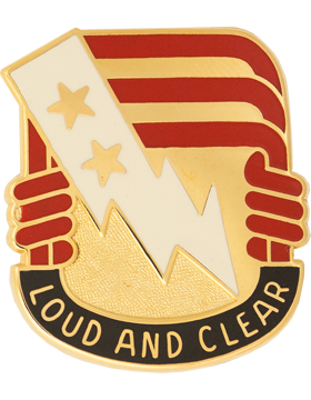 12th Signal Group Unit Crest (Loud And Clear)
