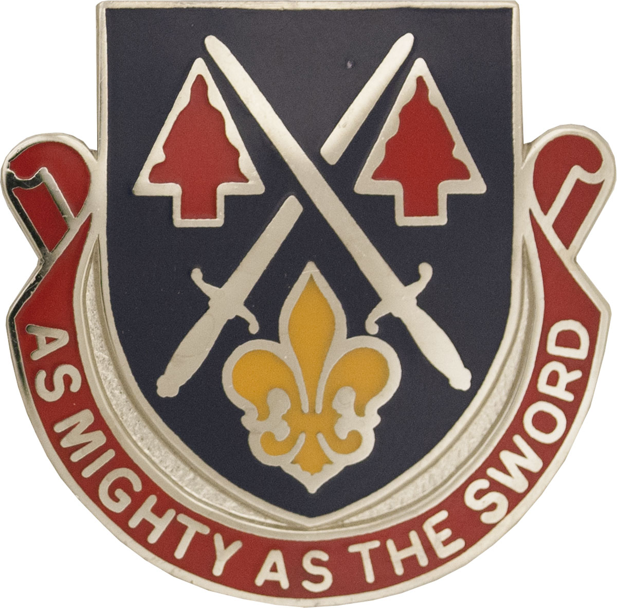 28th Personnel Services Battalion Unit Crest (As Mighty As The Sword)