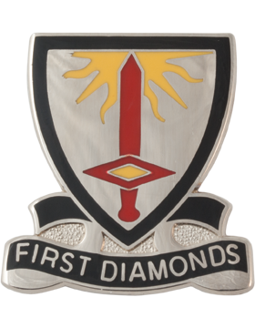 1st Finance Battalion Unit Crest (First Diamonds)
