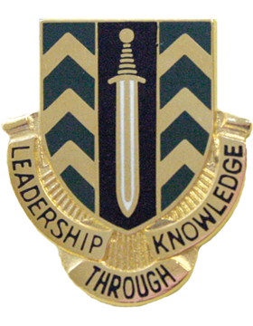 1st NCO Academy Unit Crest (Leadership Through Knowledge)