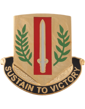 1st Sustainment Brigade Unit Crest (Sustain To Victory)