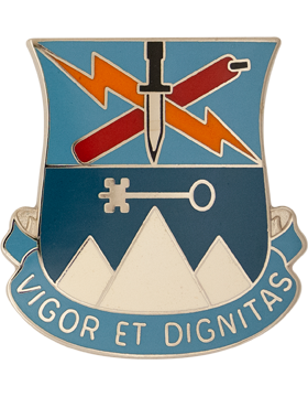 2nd Brigade 10th Mountain Special Troops Battalion Unit Crest (Vigor Et Dignitas