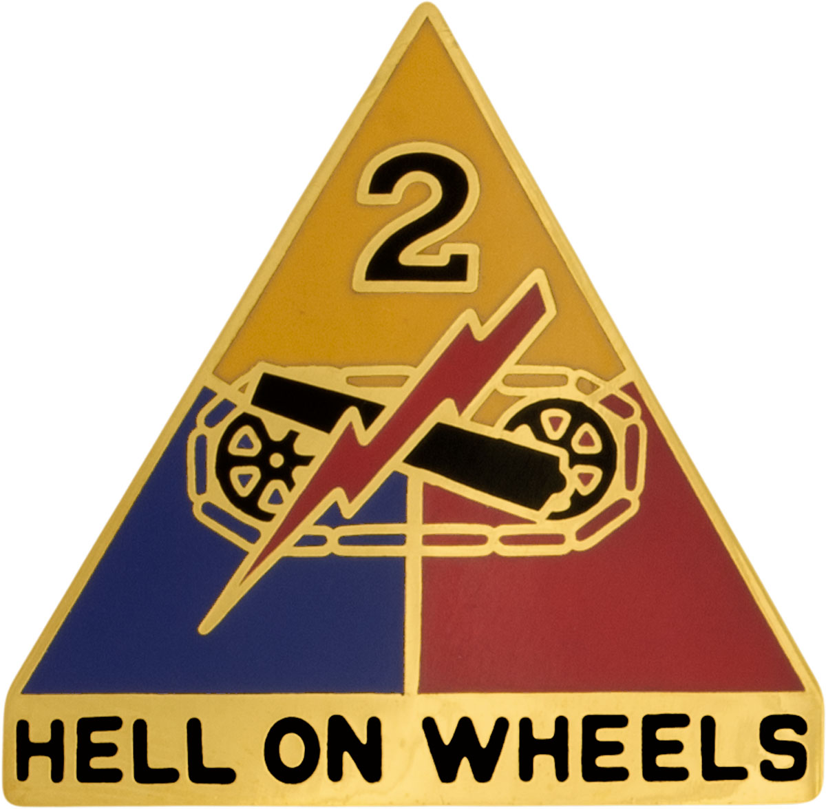2nd Armored Division Unit Crest (Hell On Wheels)