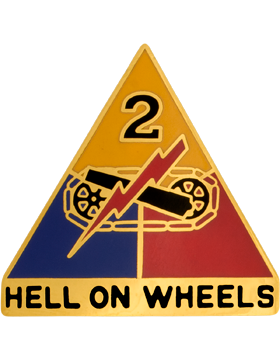 2nd Armored Division Unit Crest (Hell On Wheels)