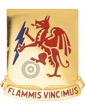 2nd Chemical Battalion Unit Crest (Flammis Vincimus)