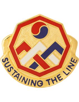 3rd Coscom Unit Crest (Sustaining The Line)