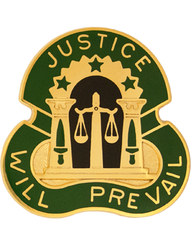 3rd Military Police Group Unit Crest (Justice Will Prevail)
