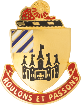 3rd Support Battalion Unit Crest (Roulons Et Passons)