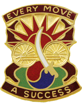 3rd Transportation Agency Unit Crest (Every Move A Success)