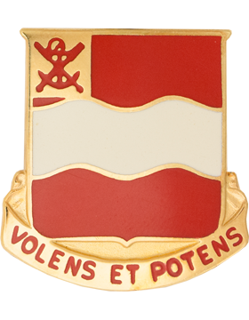 4th Engineer Battalion Unit Crest (Volens Et Potens)