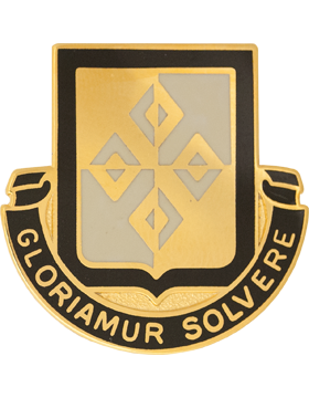4th Finance Bn Unit Crest (Gloriamur Solvere)
