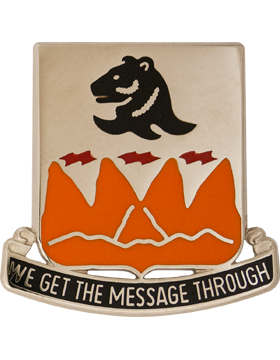 4th Signal Battalion Unit Crest (We Get The Message Through)