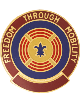 4th Transportation Command Unit Crest (Freedom Through Mobility)