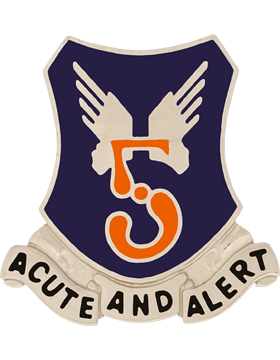 5th Aviation Battalion Unit Crest (Acute And Alert)