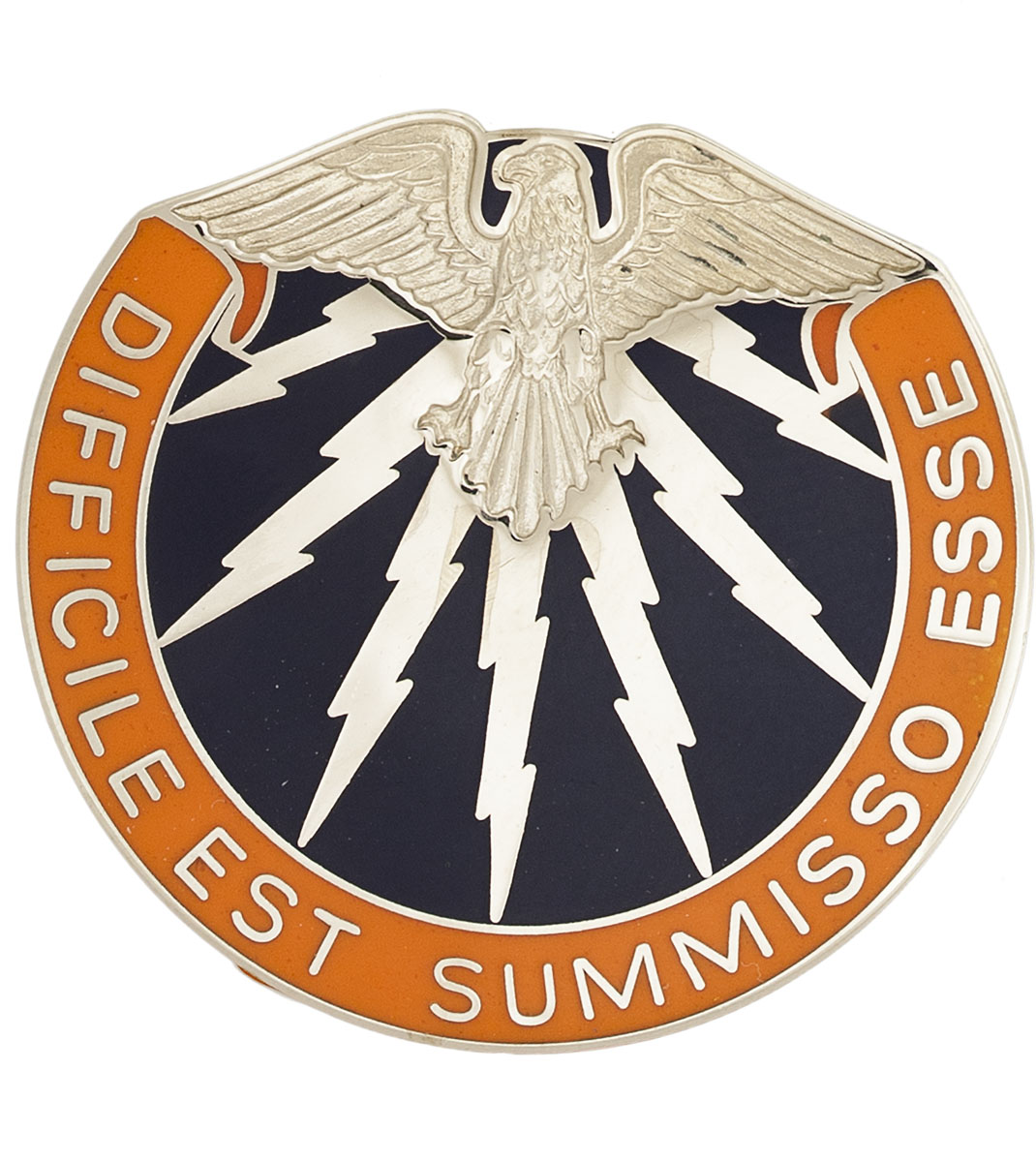 0007 Signal Command Unit Crest (Difficile Est Summisso Esse)