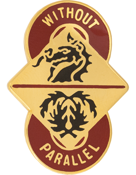 Pair 107th Transport Brigade unit crests 