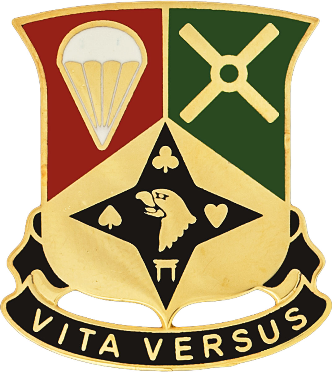 101st Sustainment Brigade Unit Crest (VITA VERSUS)