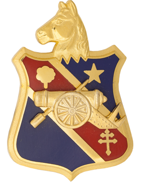 104th Field Artillery Unit Crest (No Motto)