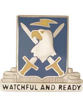 104th Military Intelligence Battalion Unit Crest (Watchful And Ready)