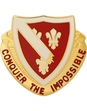 105th Engineer Battalion Unit Crest (Conquer The Impossible)