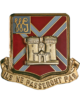 105th Field Artillery Unit Crest (Ils Ne Passeront Pas)