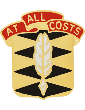105th Finance Battalion Unit Crest (At All Cost)