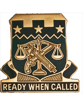105th Military Police Battalion Unit Crest (Ready When Called)