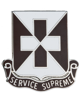 106th Medical Battalion Unit Crest (Service Supreme)