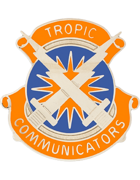 106th Signal Brigade Unit Crest (Tropic Communicators)