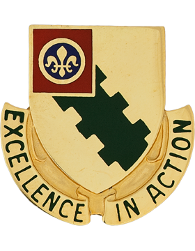 108th Armored Cavalry Regiment Unit Crest (Excellence In Action)