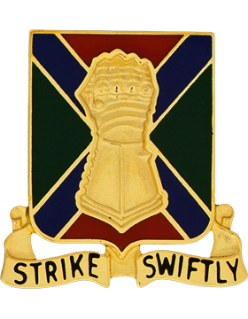 108th Armor Unit Crest (Strike Swiftly)