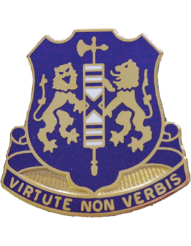 108th Infantry Unit Crest (Virtute Non Verbis)