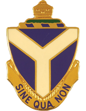108th Sustainment Unit Crest (Sine Qua Non)