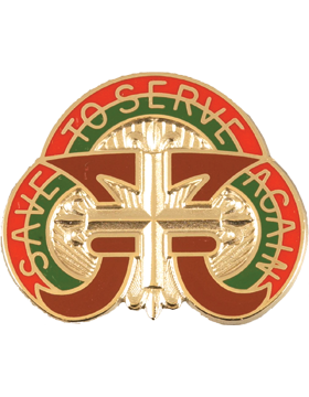 109th Medical Battalion Unit Crest (Save To Serve Again)