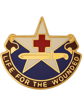111th Medical Battalion Unit Crest (Life For The Wounded)