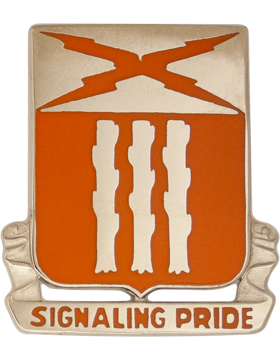 111th Signal Battalion Unit Crest (Signaling Pride)